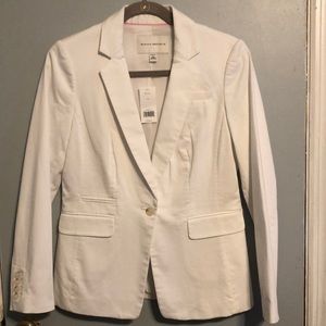 Banana Republic White Blazer Size 4